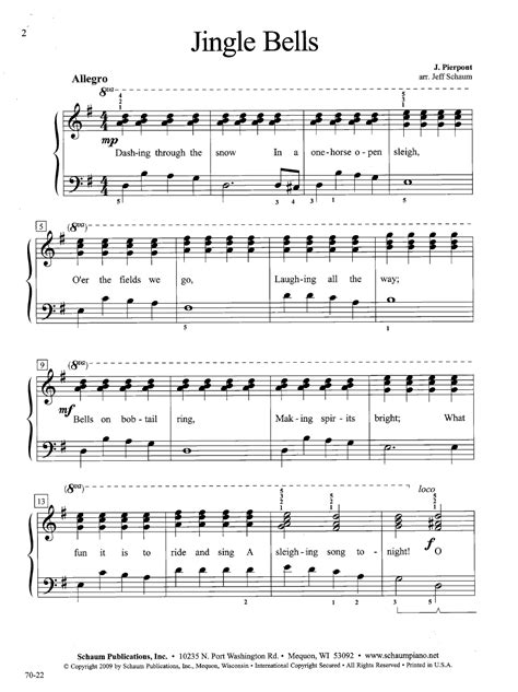 Jingle Bells Sheet Music