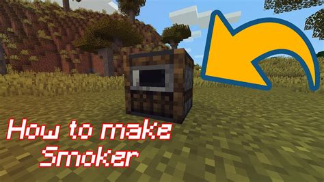 How To Make Smoker Minecraft Tutorial Youtube