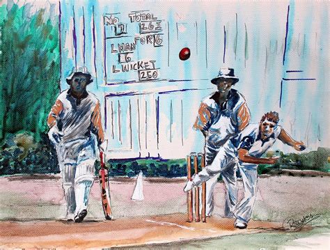 Cricket Painting at PaintingValley.com | Explore collection of Cricket Painting