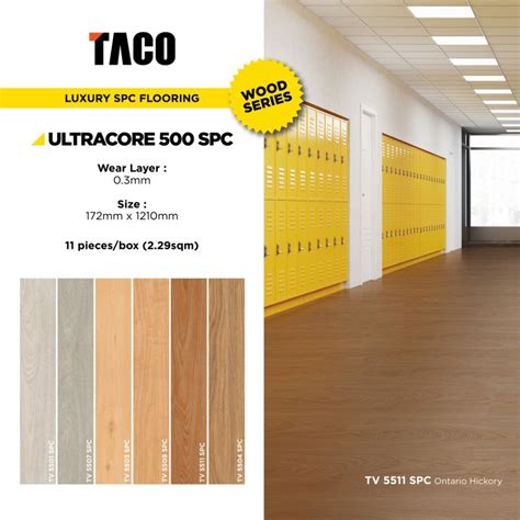 Jual TACO SPC Lantai 5mm SPC TACO Tebal 5mm Shopee Indonesia