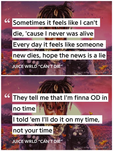 I put together all of Juice WRLD’s most chilling & sad lyrics. Some of