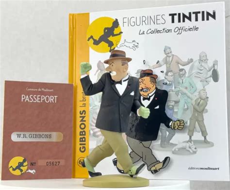 FIGURINE TINTIN COLLECTION Officielle Gibbons La Brute N63 EUR 25 00