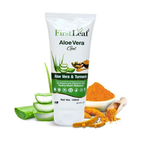 100 Ml Aloe Vera And Turmeric Soft Gel Refreshes And Hydrates Skin