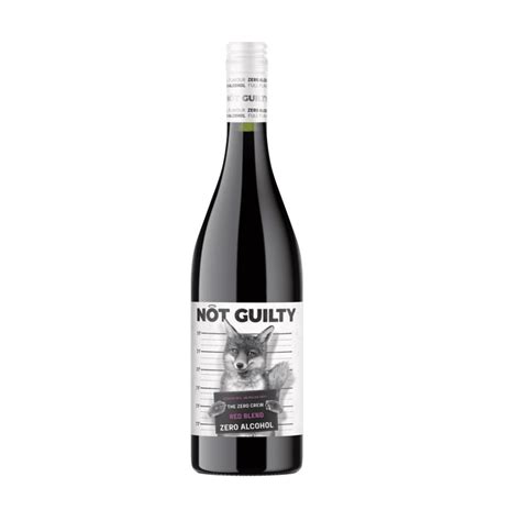 Not Guilty Alcohol Free Red Wine 0 05 Abv