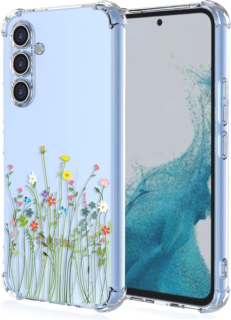 Xinyexin Case For Samsung Galaxy A G Painting Flower Pattern Clear