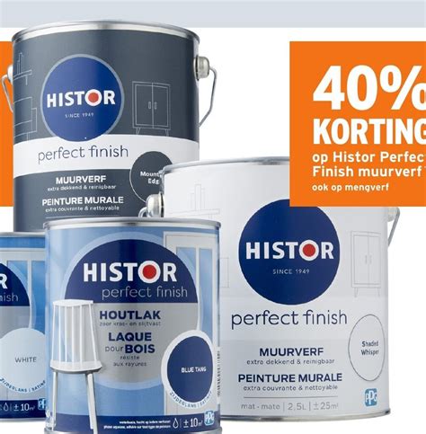 Histor Perfect Finish Muurverf 2 5 Liter Aanbieding Bij GAMMA