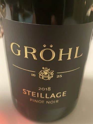 Gröhl Steillage Pinot Noir Vivino US