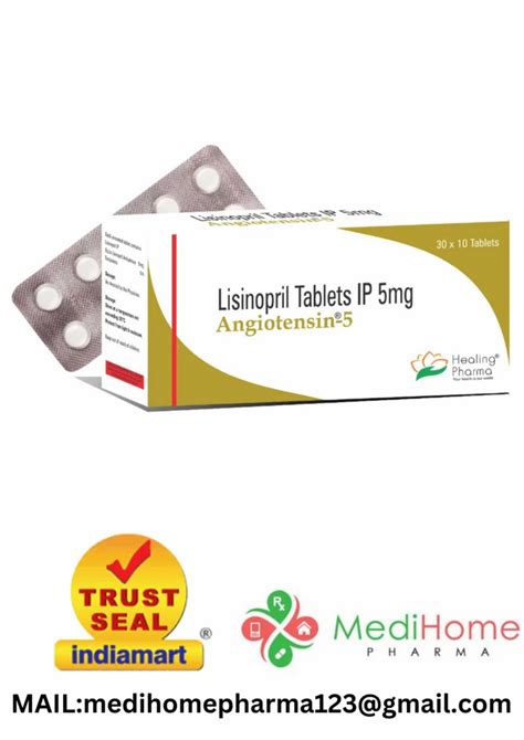 Lisinopril 5mg Tablet At Rs 60stripe In Surat Id 2852681591388