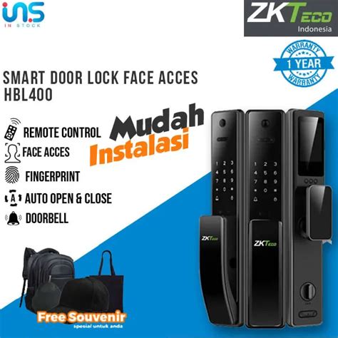 Handle Pintu Rumah Digital ZKTECO HBL400 Smart Door Lock Akses Wajah