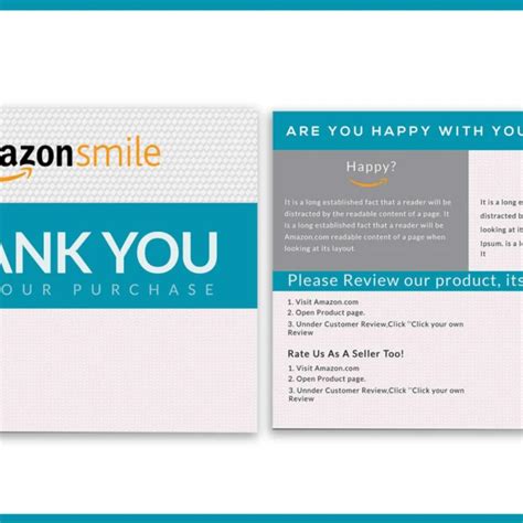 Amazon thank you card – Artofit