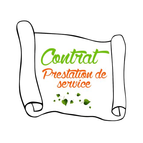 Mod Le Contrat De Prestations De Services