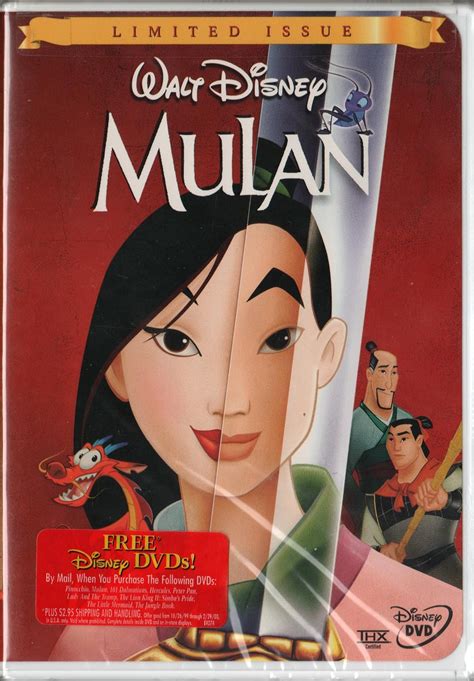 Mulan Limited Issue 1999 Ming Na Wen Eddie Murphy Bd Wong Miguel Ferrer