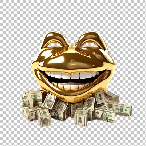 Money Mouth Face Emoji PNG Emoticon With Wealthy Expression Success