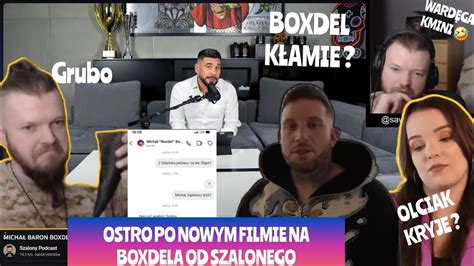 Wardęga ogląda film Szalonego o Boxdelu ostro ciśnie DYMY kolejna