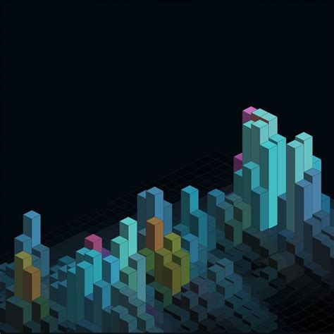 Free Vector Isometric Abstract Background