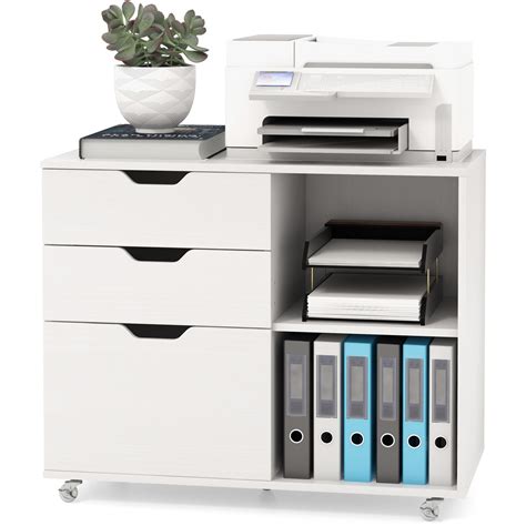 3 Drawer Printer Stand Cabinet