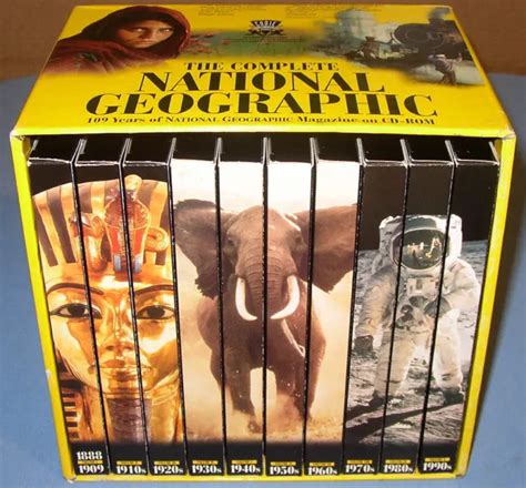 THE COMPLETE NATIONAL Geographic Magazine 109 Years On CD 1888 1990s