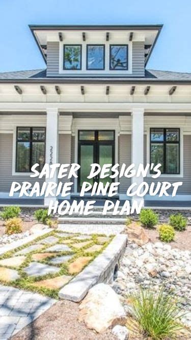 Sater Design's Prairie Pine Court Home Plan: An immersive guide by Sater Design Collection