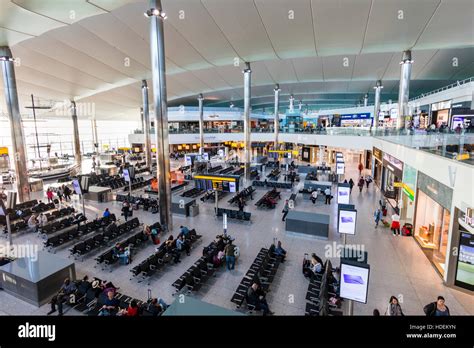 London Heathrow Airport Terminal 2 Departure Lounge Interior