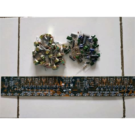 Jual Pcb Equalizer Channel Stereo Potensio Putar Diy Kit Shopee