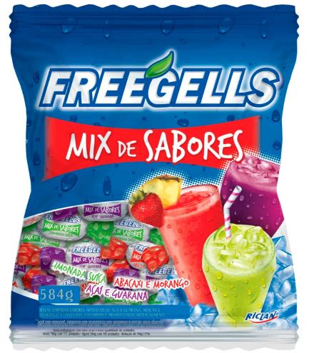 Supermercado Santa Fé BALA FREEGELLS MIX DE SABORES