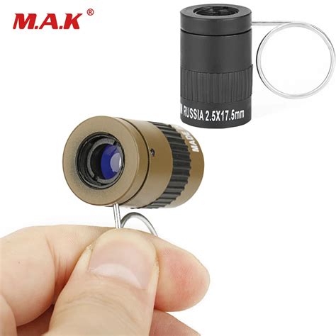 2 5X Mini Finger Ring Telescope 8 600M Vision 35X22mm Pocket Miniature