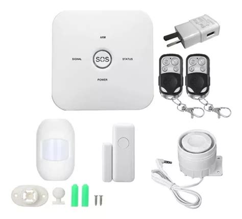 Kit Alarma Domiciliaria Inalambrica Gsm Wifi Wl Zdas