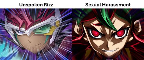 Unspoken Rizz Vs Sexual Harassment Ryugiohmemes