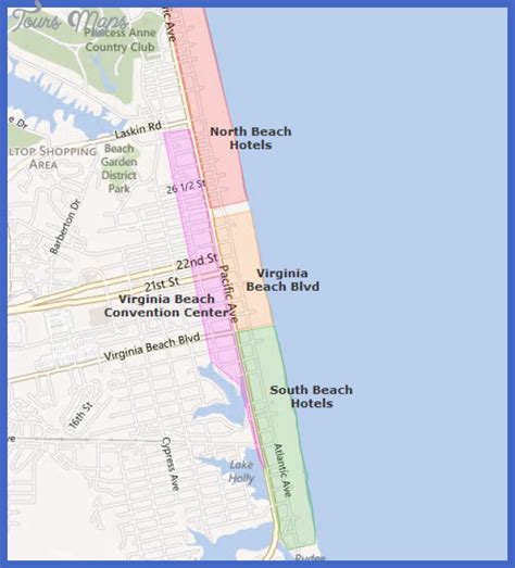 Virginia Beach Map Toursmaps