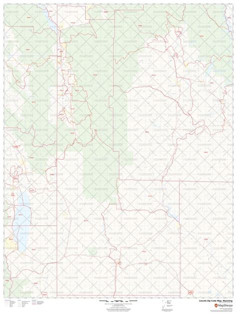 Lincoln Zip Code Map Wyoming Lincoln County Zip Codes