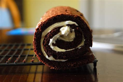 chocolate log roll cake recipe