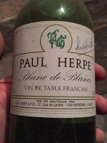 Paul Herpe Blanc De Blancs Vivino