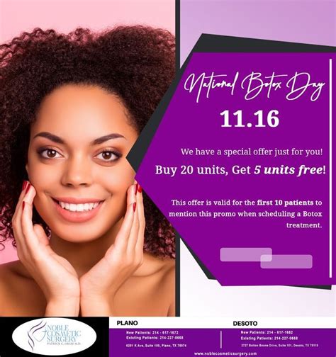 Celebrate National Botox Day With Free Units Of Botox When You Buy