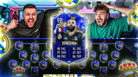 BENZEMA TOTY Prediction Squad Builder Battle FIFA 23 SBB Vs Wakez