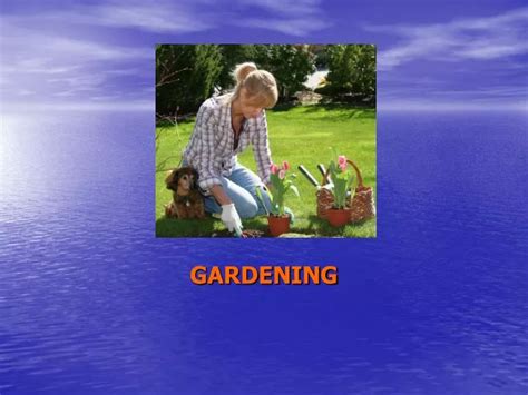 Ppt Gardening Powerpoint Presentation Free Download Id6818256