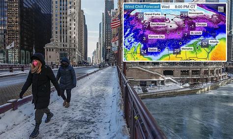 More Than 100million Americans Are Under Winter Weather Advisories Daily Mail Online