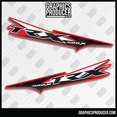 Honda TRX Decals Replica Stickers Graphics Producer