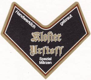 Drink Label Kloster Urstoff Märzen Rother Bräu Germany Federal