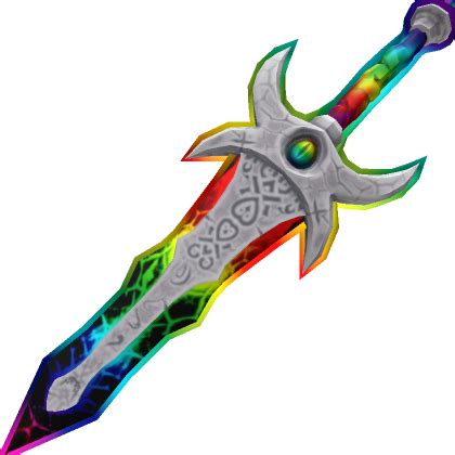 Cartoony Rainbow Eye Of Seer Sword Roblox Item Rolimon S