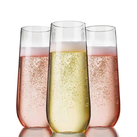 Stemless Champagne Flutes Plastic Rebates RebateKey