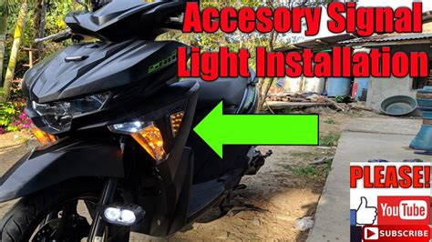 Accesory Signal Light Installation Mio Soul I 125 YouTube