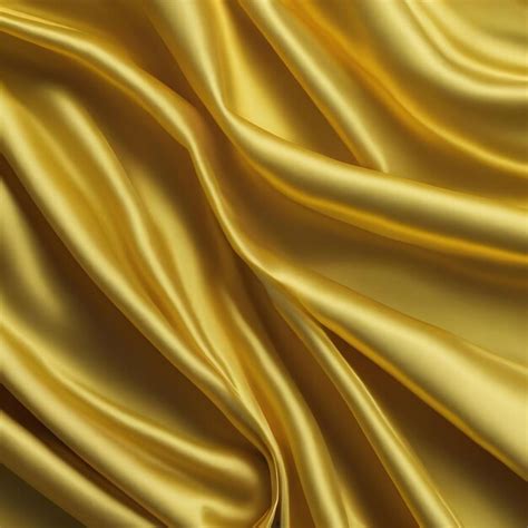 Premium Photo Yellow Silk Folded Fabric Background