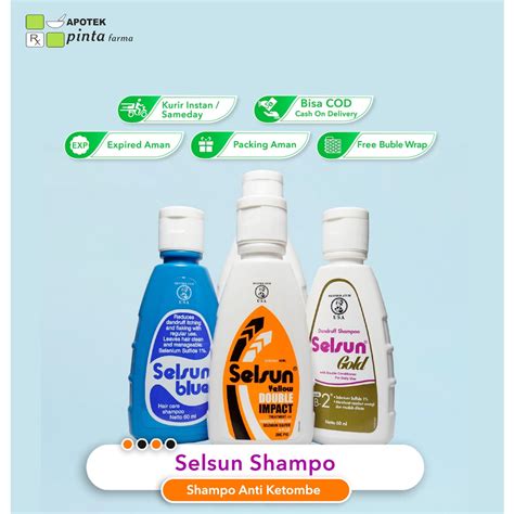 Jual Selsun Shampoo Anti Ketombe Selsun Blueselsun Goldselsun