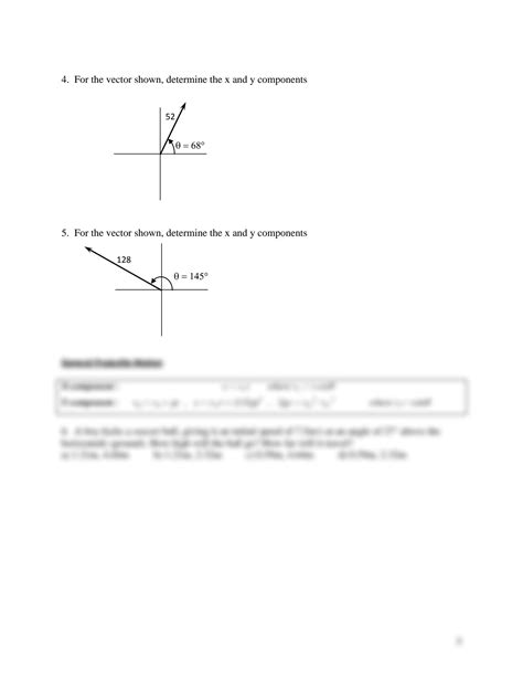 Solution Projectile Motion Practice Studypool