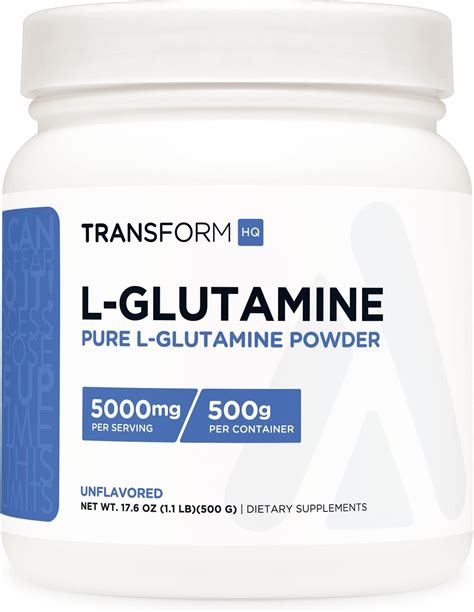 Amazon Nutricost L Glutamine Powder 1 KG Unflavored Non GMO