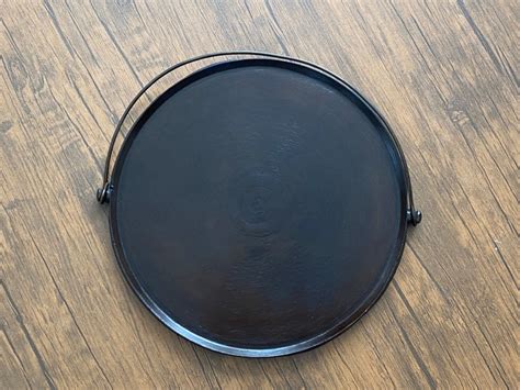 Antique Cast Iron No 14 Bail Griddle Etsy