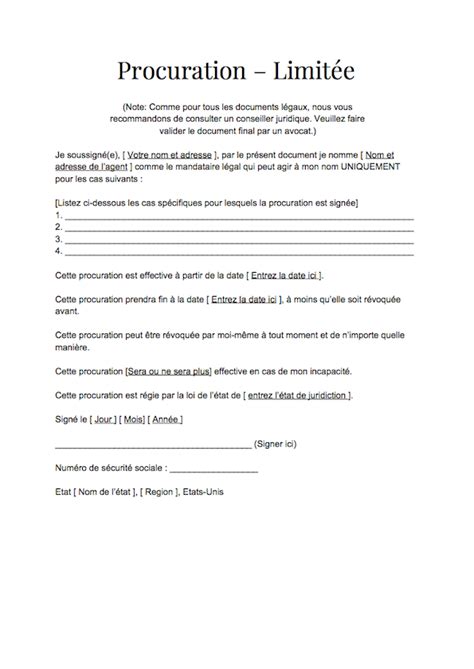 Modeledeprocuration