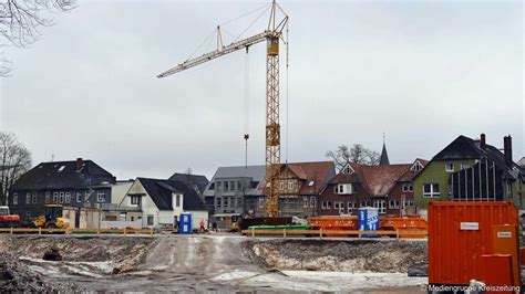 Neubau Rotenburger Kreiszeitung Reges Treiben auf der Großbaustelle