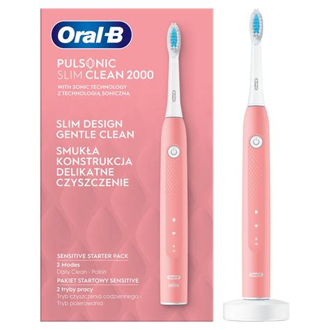 Braun Oral B Szczoteczka Elektryczna Pulsonic Slim Clean Pink