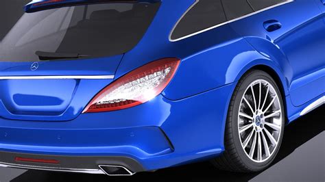 Mercedes Cls Shooting Brake 2015 V Ray 3d Model By Squir